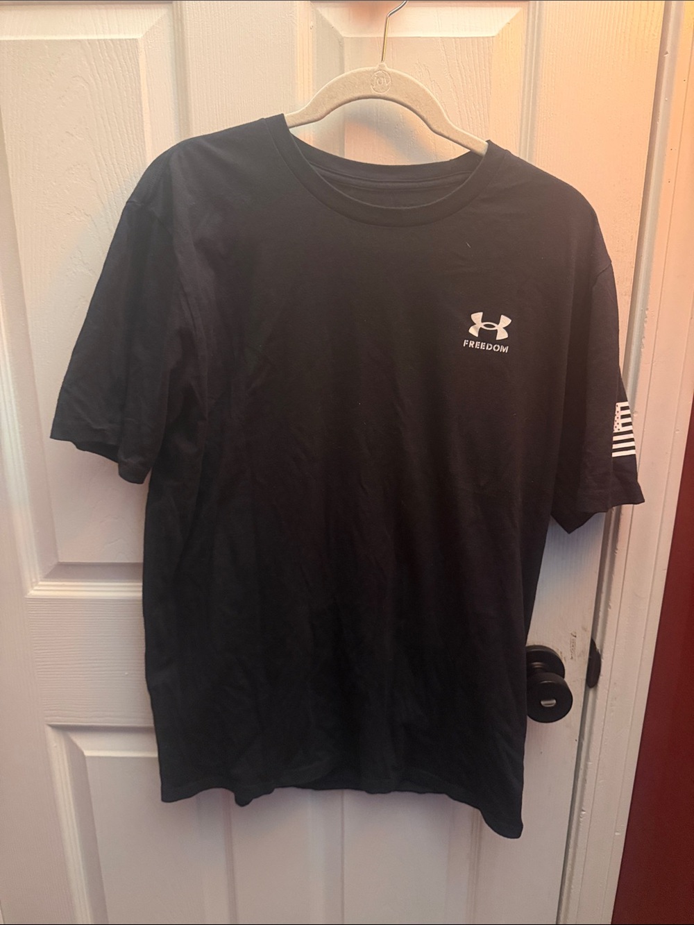 Under Armour Men's Black 'Freedom' Logo T-Shirt